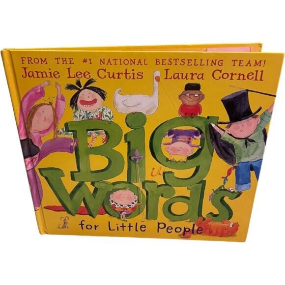 "Big Words For Little People" Hardcover Childrens Book By Jamie Lee Curtis & Lau - Picture 1 of 3